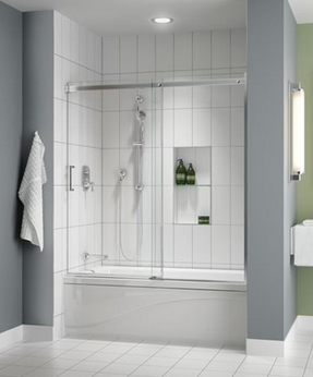 Apollo Tub Door (Matte Black)
