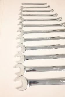 Snap On 12pc set Combination Wrenches Used in working condition - Photo 6