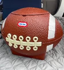 Vintage Little tikes football / toy storage