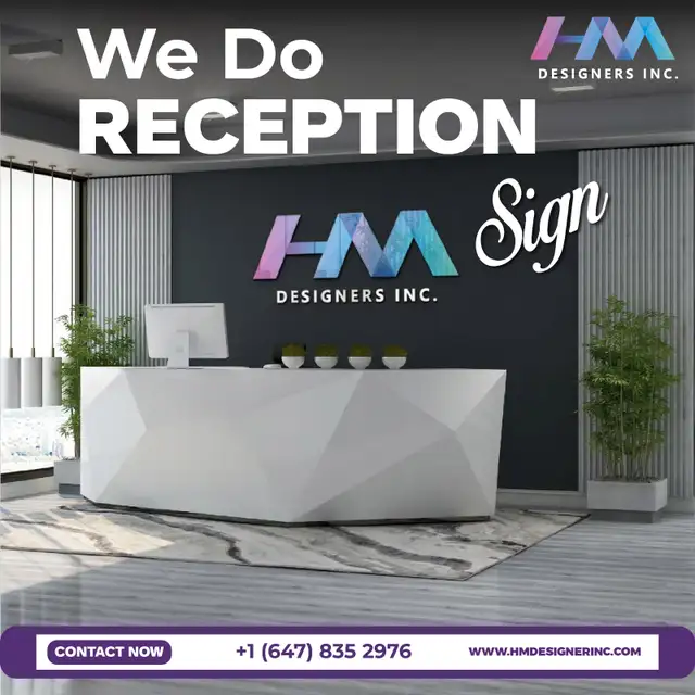 Reception Signs – Professional Custom Designs