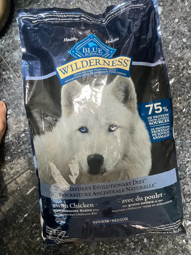 Dog Food Blue Buffalo Wilderness Chicken With Grain Recipe Adult