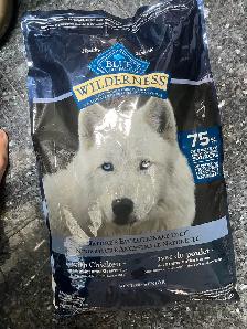 Dog Food Blue Buffalo Wilderness Chicken With Grain Recipe Adult