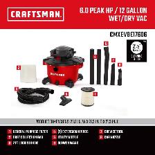 CRAFTSMAN (12 Gallon) 6 Horse Power  '