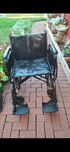 Wheelchair folding (big size )22'x20 - Photo 2