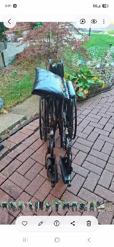Wheelchair folding (big size )22'x20 - Photo 4