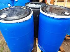 55 gallons plastic food grade barrels. - Photo 4