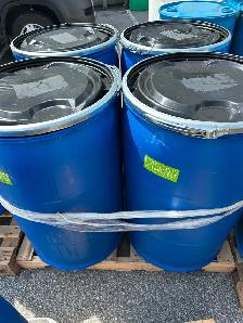 55 gallons plastic food grade barrels. - Photo 5