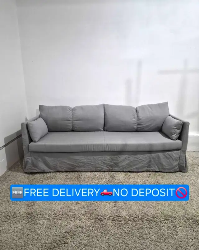 FREE DELIVERY Ikea Sandbacken 3 Seater Sofa Couch NO DEPOSIT