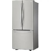 LG 30' 22 Cu. Ft. French Door Refrigerator – Stainless Steel - Photo 2