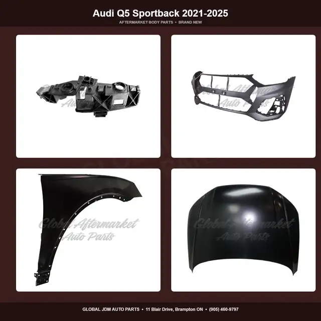 Audi Q5 Sportback 2021-2025 Bumper Hood Grille Fender Mirror