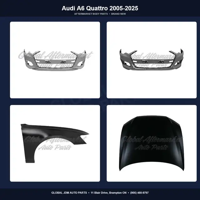 Audi A6 Quattro 2005-2025 Fender Bumper Hood Grille