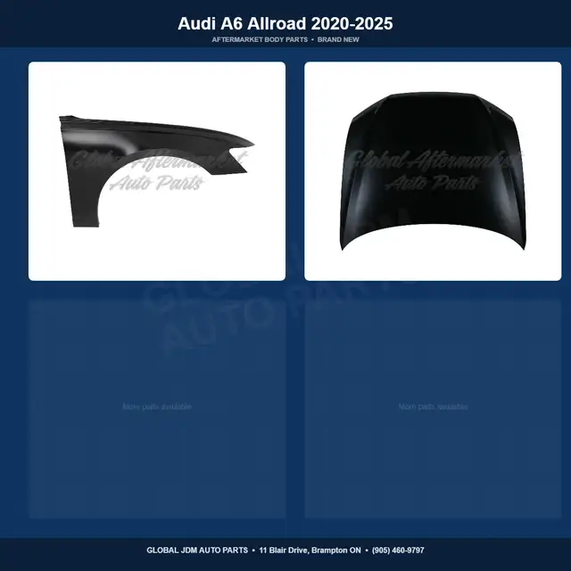 Audi A6 Allroad 2020-2025 Hood Fender