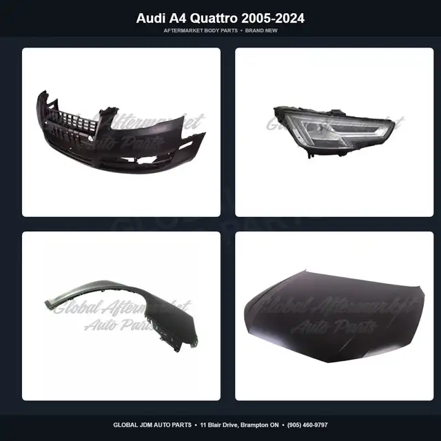 Audi A4 Quattro 2005-2024 Bumper Grille Fender Hood