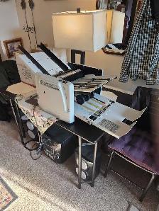 Paper folding machine. O.B.O.  In good working condition.