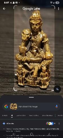 THAI AMULET  PHAYA YOM GOD OF HELL OR DEATH - Photo 8