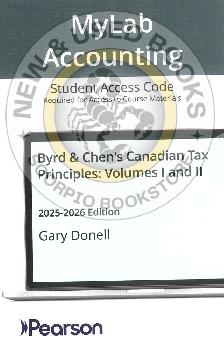 Byrd & Chen's Canadian Tax Principles 2025-2026 9780135357293 - Photo 4