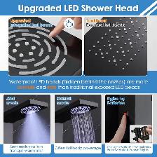 Brand New Sealed Black Rainfall Shower Tower Column For Sale - Photo 4