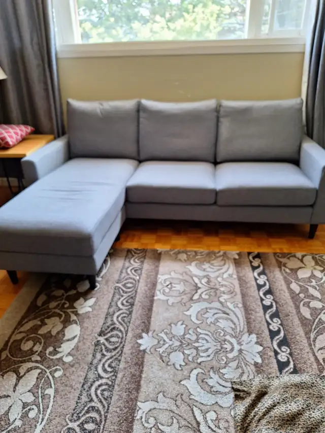 $50 GRAY MODERN SECTIONAL MIDLAND