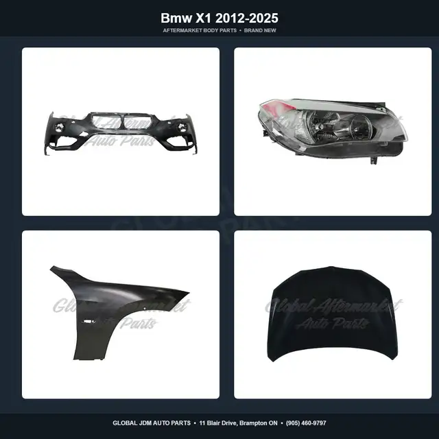 Bmw X1 2012-2025 Grille Fender Bumper Absorber Hood
