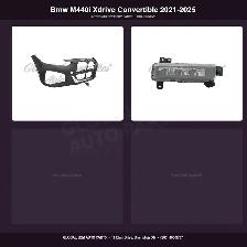 Bmw M440i Xdrive Convertible 2021-2025 Grille Bumper Fender