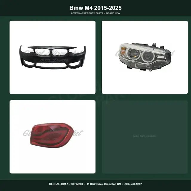 Bmw M4 2015-2025 Hood Grille Fender Bumper