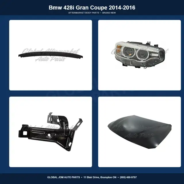 Bmw 428i Gran Coupe 2014-2016 Hood Grille Fender Bumper