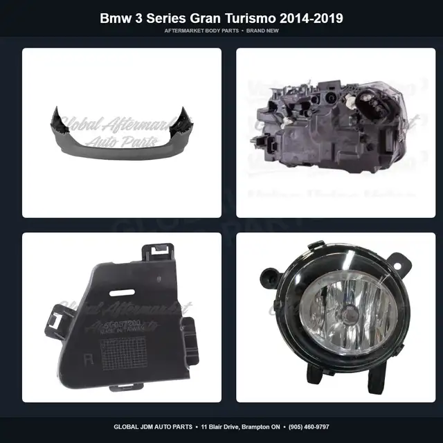 Bmw 3 Series Gran Turismo 2014-2019 Hood Grille Bumper