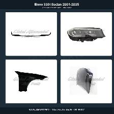 Bmw 330i Sedan 2001-2025 Fender Hood Grille Bumper Absorber
