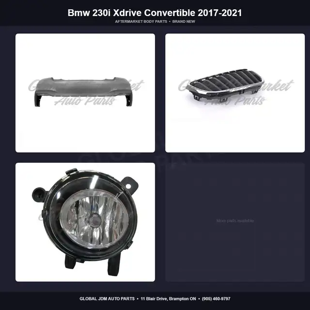 Bmw 230i Xdrive Convertible 2017-2021 Hood Grille Bumper