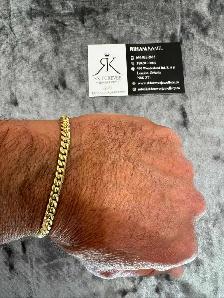 10k yellow gold bracelet # 429_5 - Photo 9