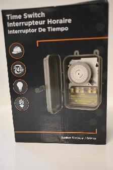 Time Switch with Metal Box Woods 59104R 40-Amp Outdoor New - Photo 7
