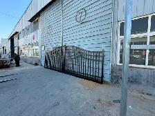 Driveway Dual Swing Metal Gates 10 FT to 20 FT Sizes Galvanized - Photo 4