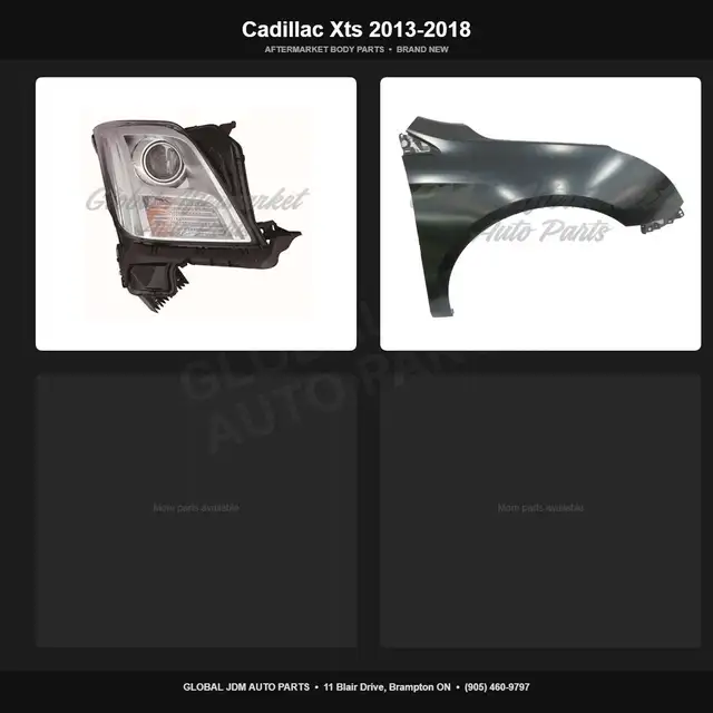 Cadillac Xts 2013-2018 Fender Bumper