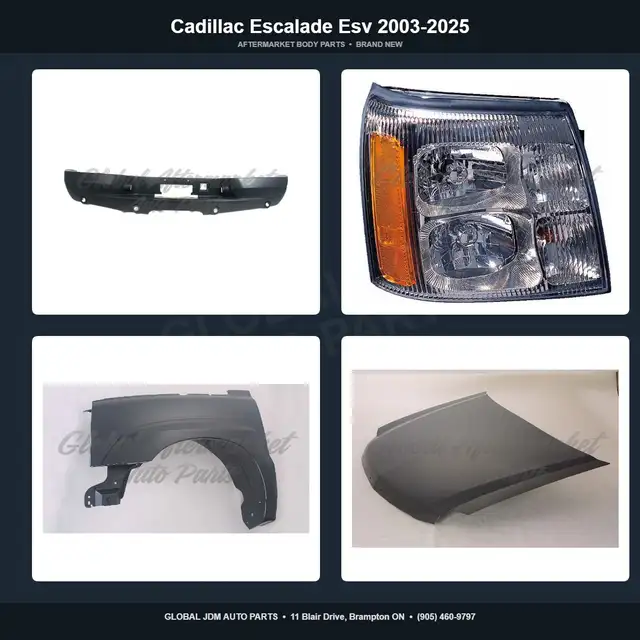 Cadillac Escalade Esv 2003-2025 Hood Fender Grille Mirror