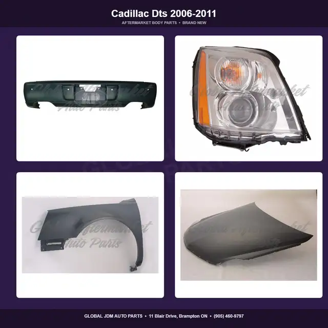 Cadillac Dts 2006-2011 Hood Fender Bumper