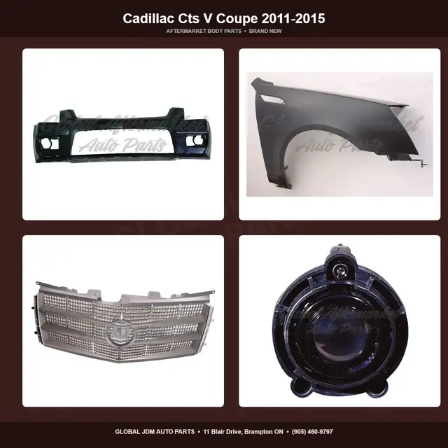 Cadillac Cts V Coupe 2011-2015 Grille Fender Bumper