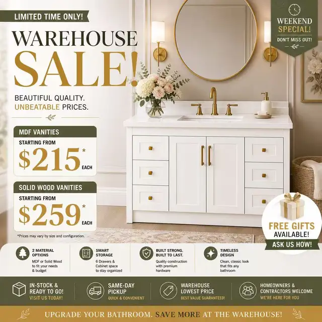 Upgrade Your Bathroom & Save Today