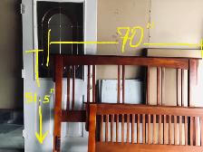 Queen bed frame