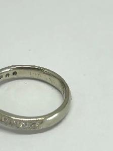 14k white gold pink tourmaline Diamond Ring - Photo 7