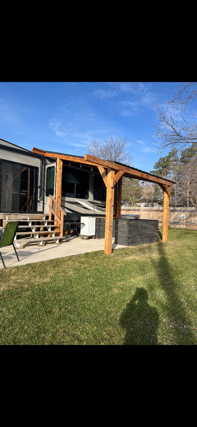 Destination trailer and private lot