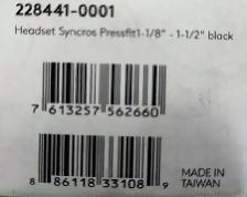 Syncros headset 1 1/8'-1 1/2' - Photo 2