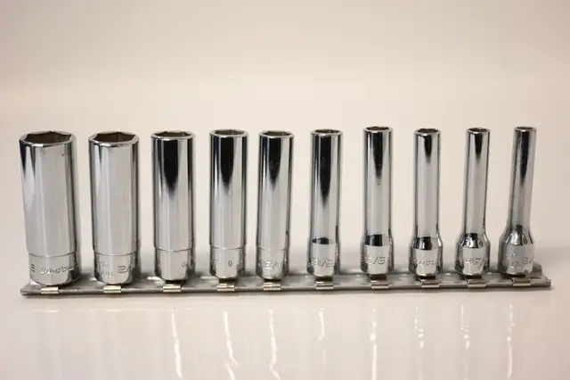 Snap On Deep sockets 10pc set USED in good condition