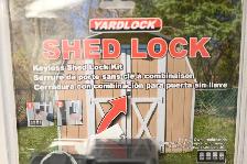 Shed Lock Keyless shed lock kit Yardlock Brand New - Photo 2