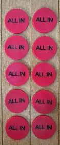 Poker button chips