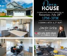 Open House – Newer For sale 3 Bedroom Home in Tillsonburg
