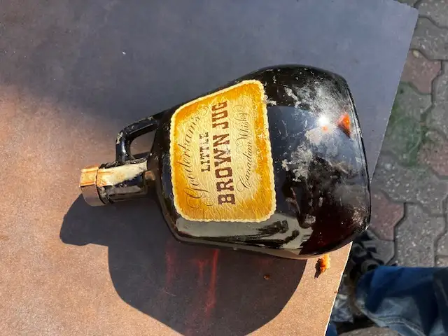 antique whiskey bottle