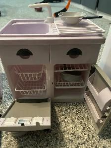 Cuisinette et lave-vaisselle jouet Toy Kitchen and Washmatic Set - Photo 3