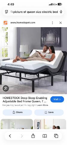 Queen sized beauty rest bed
