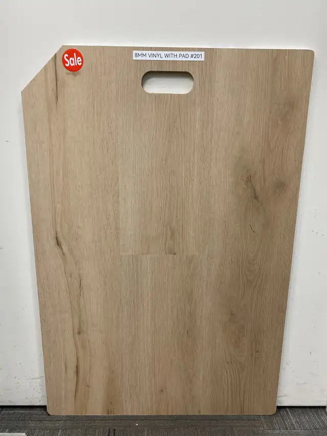 8mm Vinyl Flooring with Pad ($1.99/sqft)