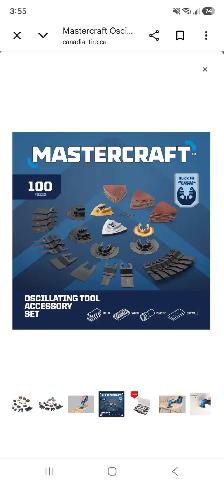 Mastercraft oscillating accessory kit 100 piece - Photo 4